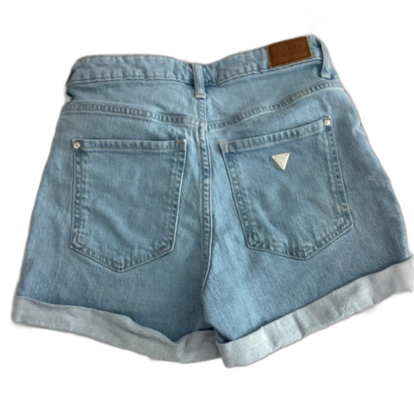Guess Shorts Women’s Size 26 Color Light Blue Jeans Los Angeles Design - Picture 2 of 9